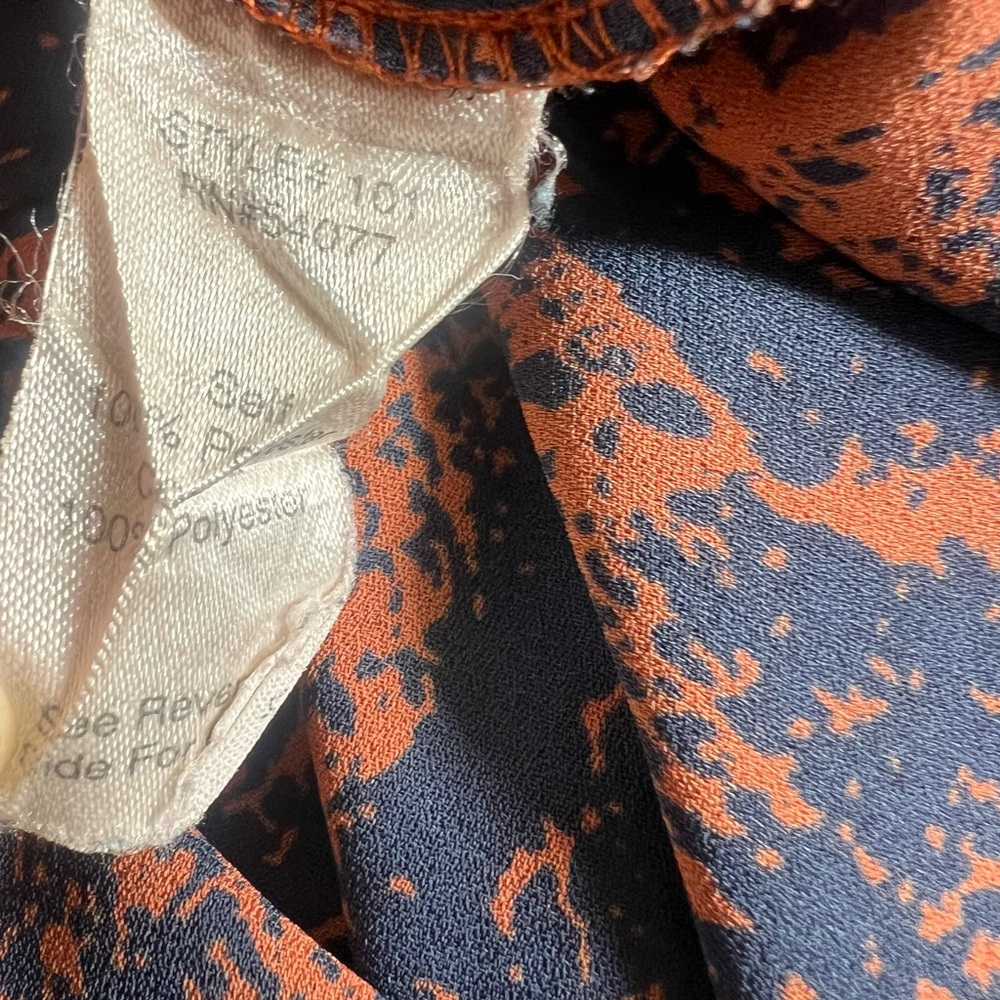 Cabi Women’s Python Print Border Wrap Blouse Size… - image 4